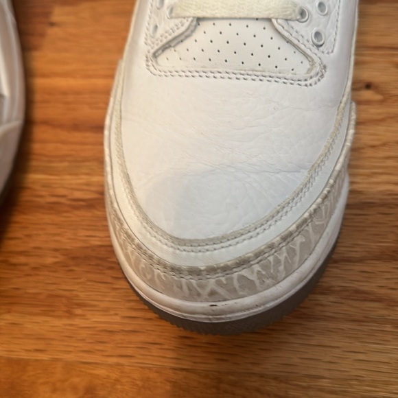 Mens Nike Air Jordan III Retro “Triple White” sz11.5 Desdstock VNDS Good Quality - Picture 11 of 14